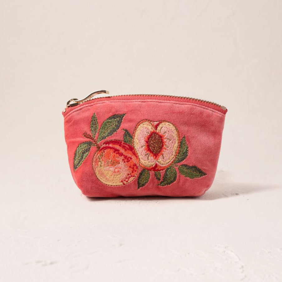 Summer Peach Coin Purse