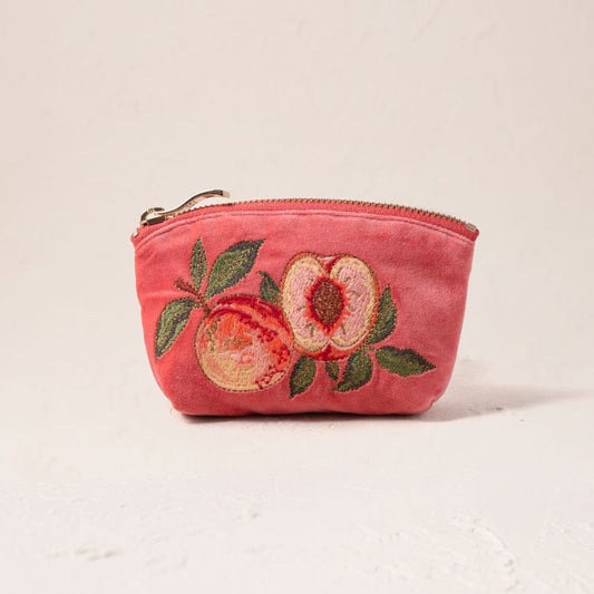 Summer Peach Coin Purse