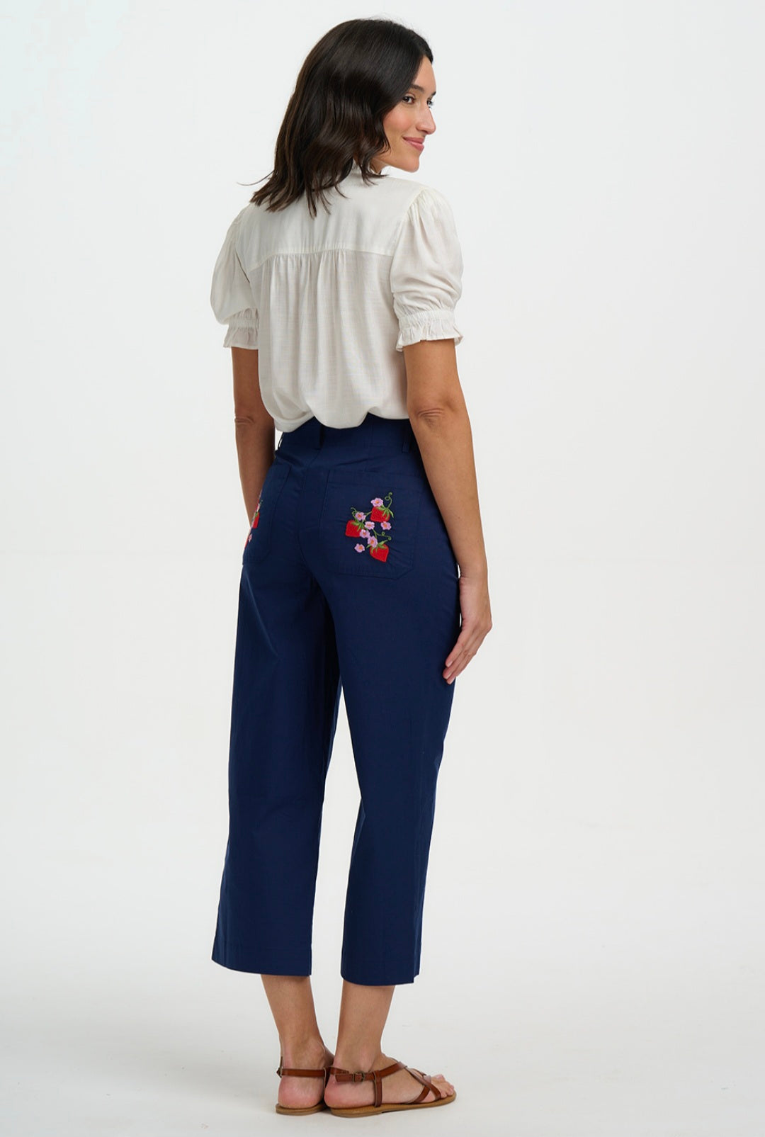 Sugarhill Brighton Angelique Strawberry Shirred Top