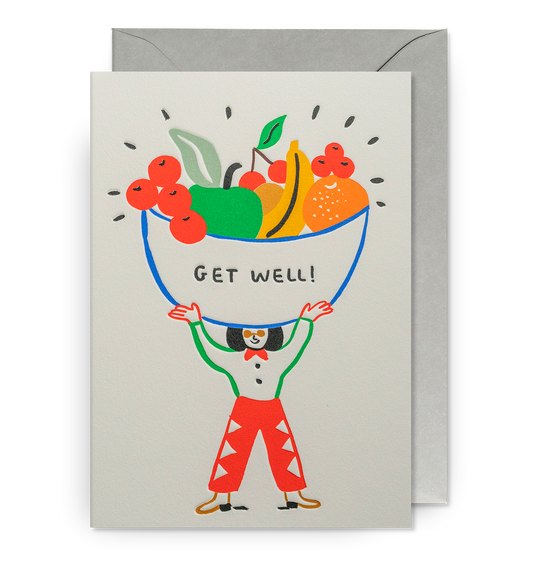 Get Well Fruit Bowl Card