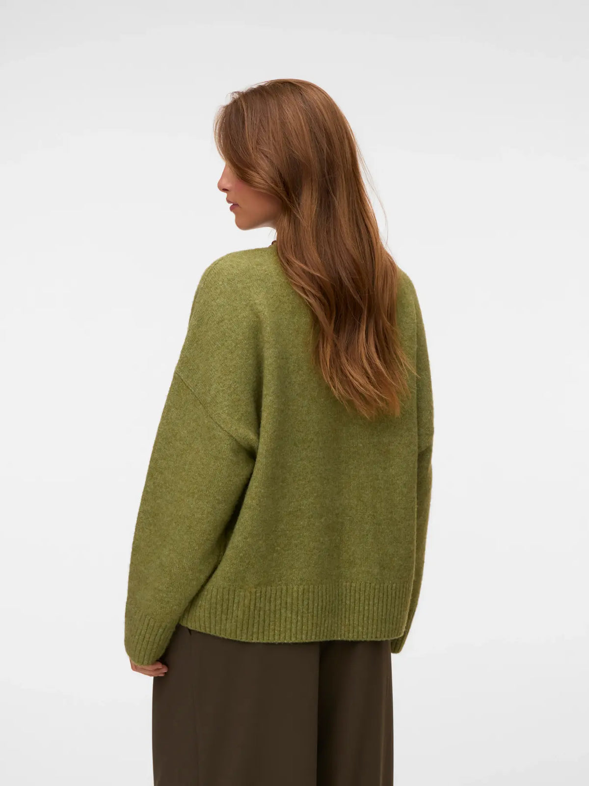 Vero Moda O-Neck Jumper in Olive
