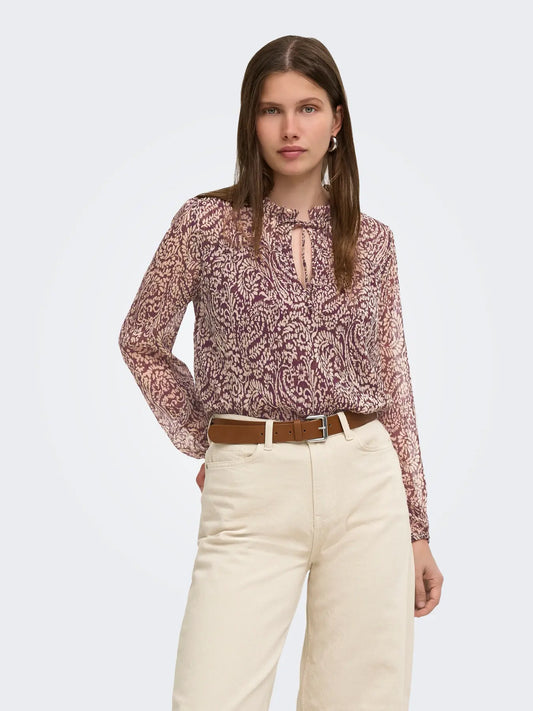 ONLY Paisley Print Blouse
