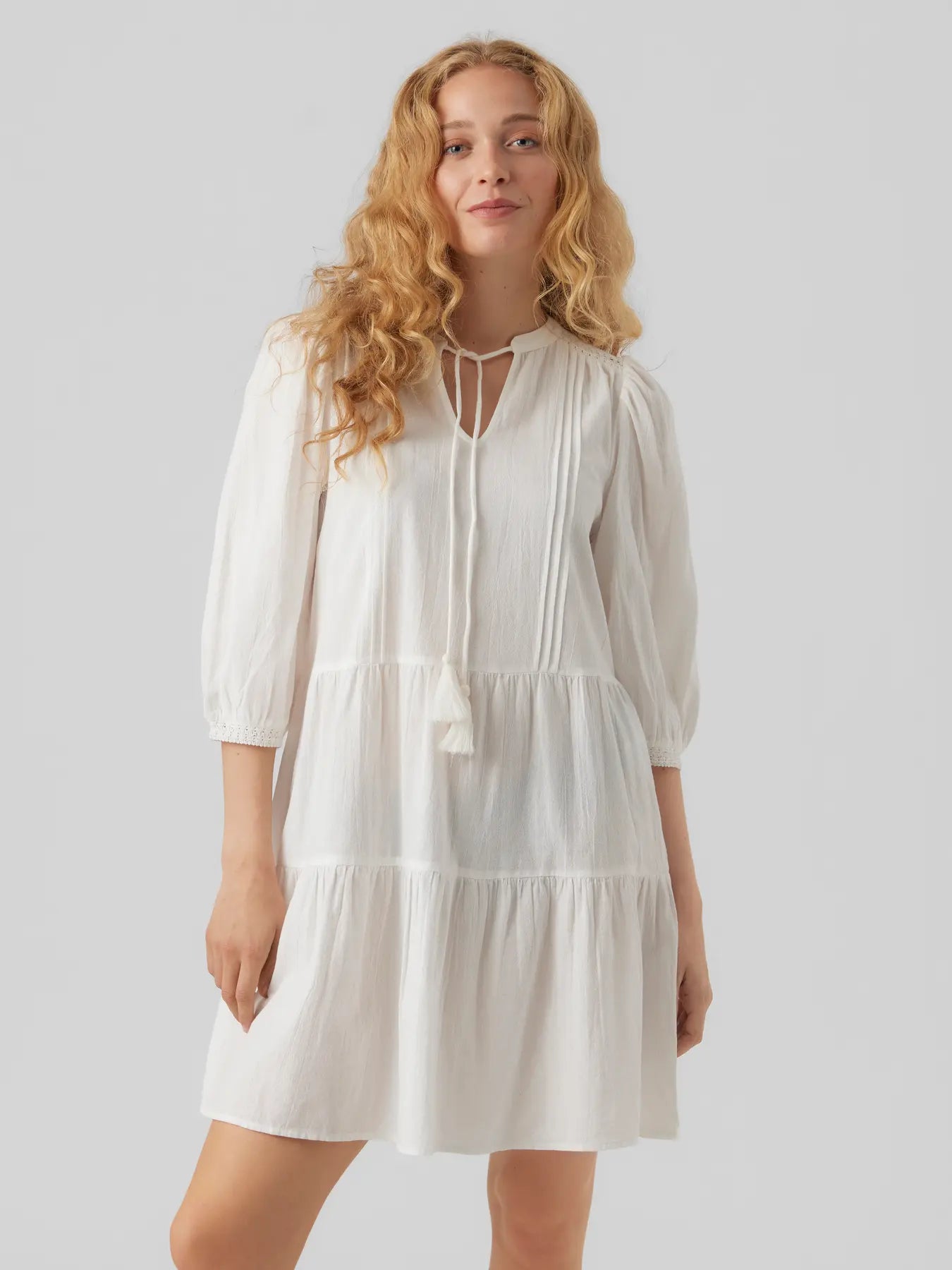 Vero Moda Bohemian Tiered Tunic Dress