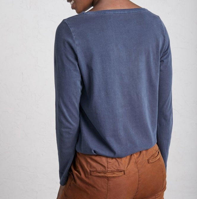 Meadow Long Sleeve Basic Top Midnight