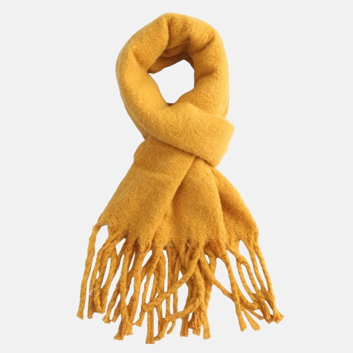 Emora Mustard Chunky Scarf