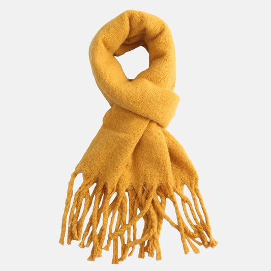 Emora Mustard Chunky Scarf