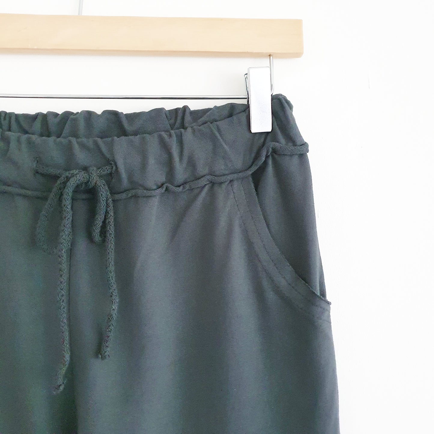 Cotton Lounge Pants in Charcoal