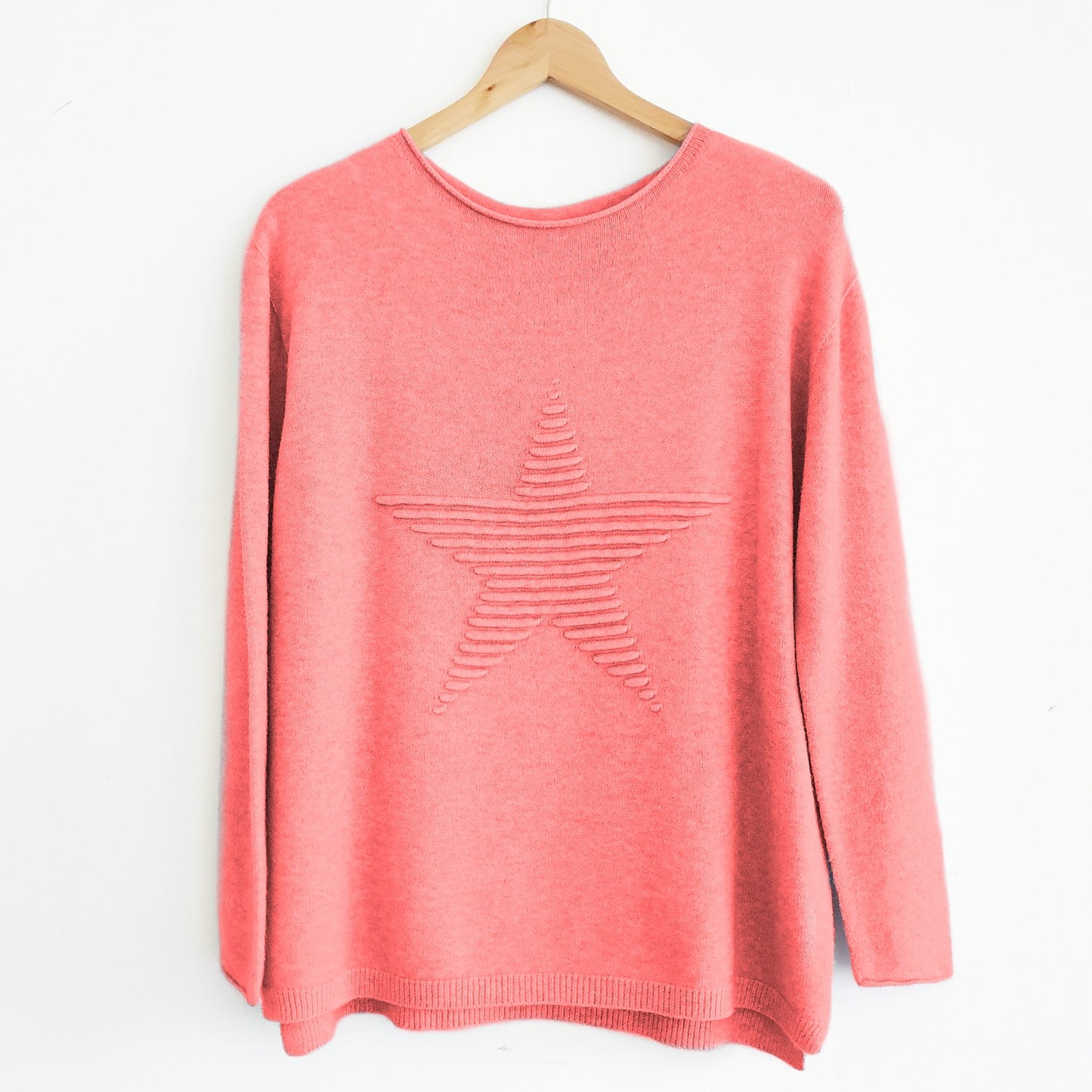 Stella Star Jumper Coral Pink
