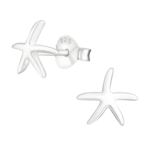 Ophelia Silver Star Studs
