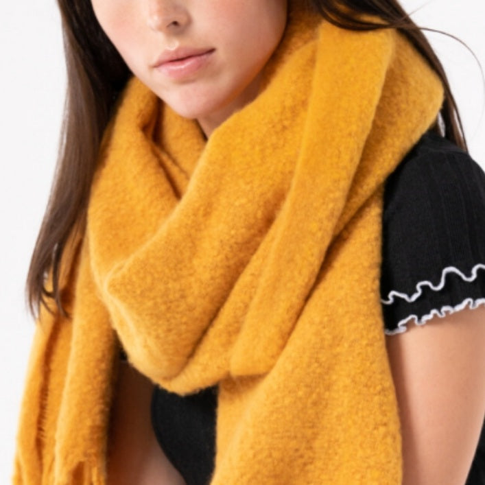 Emora Mustard Chunky Scarf