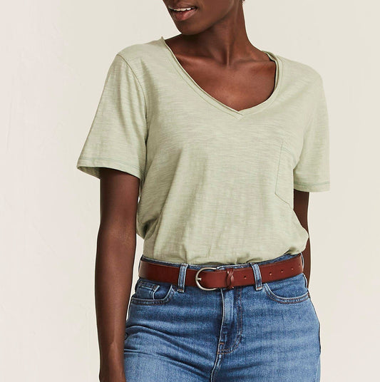 Millie Organic Cotton Tee Sage